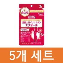 이노치노하하 이소플라본 30정 5개세트 약5개월분 갱년기 여성호르몬 영양제 고바야시제약 건강보조식품, 5개