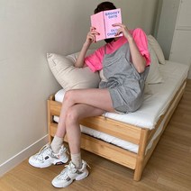 oshu / 여름 편한 꾸안꾸 집앞패션 스트링 나시 점프수트