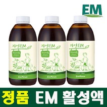 자연 EM 활성액 500ml 1000ml, 3개