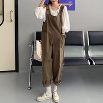 카고버튼멜빵팬츠