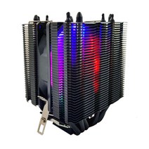 6 Heat Pipes Silent CPU Cooler 4Pin PWM 90mm Fan Intel i5 A 1700 2011 1150 1155 X7 [G00059408], 26-Black- Rainbow 1 Fa-59408
