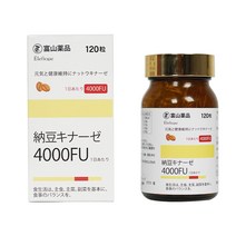 도야마 약품 너트 키나제 4000FU 낫토 키나제 영양 보조 식품 120 알 30 일분