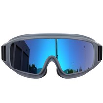 라이딩 고글 아웃도어 스포츠 모래 방지 오토바이 자전거 선글라스 변색 고글 안경, TC-YJ027그레이테카멜샤인블루글라스, 하나