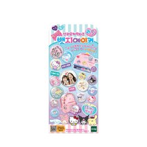 제이제이몰No.1 Re-Fill 산리오 Badge 메이커 블링블링 자석 옷핀 디자인 캐릭터 만들기 쿠로미 폼폼푸린 마이멜로디 시나모롤