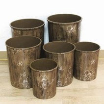 한진오픈휴지통-25리터5호커피색, 본상품선택