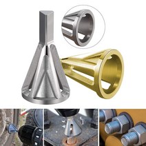 2pcs 디버링 외부 모따기 도구 강철 고강도 경도 금속 드릴 비트 제거 버 도구 골드 실버, CHINA