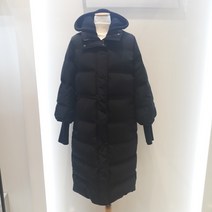 ab.f.z 에이비에프지 니트 소매 후드 롱 구스다운 AJT4GD08K