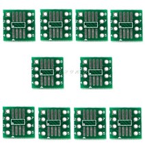 1세트 10Pcs SOP8 to DIP8 어댑터 변환기 교체 모듈 PCB 보드, 한개옵션0