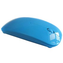 무선 마우스 광학 2.4 Ghz 수신기 USB 울트라 슬림 컴퓨터 게임 노트북/데스크탑 Sem Fio 드롭, 한개옵션1, 03 Blue, 한개옵션1
