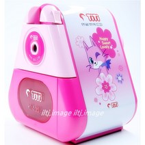 32000 티티연필깍이 KI100 애니멀캠프 샤파 제이발전소, 핑크