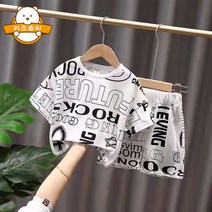 키즈송이 반팔 남아 여아 상하복 세트 아동복 여름 반팔 반바지 2종 세트 아동복