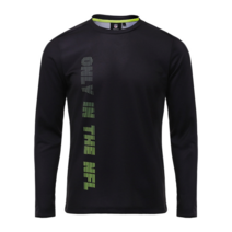 NFL 엔에프엘 F201MTS001 레프리 롱 슬리브 티 BLACK