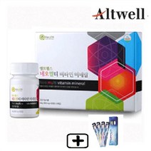 앨트웰 앨트헬스 네오멀티 비타민 미네랄, 1박스, 1200mg/60정/3병