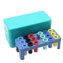 72 구멍 치과 오토 클레이브 가능 상자 Bur Reamer & Gutta Percha 포인트 Endodontic Box Endo Holder Endo Block, 하나, S001D #