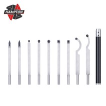 hampton woodturning tool 카바이드 인서트 커터 swan neck wood 터닝 선반 치즐 for woodworking lathe wood 터닝 도구, f