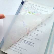 A4 B5 사이즈 대형 투명 점착 메모지 스티키노트, A4투명점착메모지(30매)