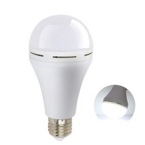정전시 켜지는 비상 충전식 3500K 부드러운 백색 전구 1200mah 9W LED, 12W-White_1PCS