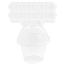 봄91 9oz 디저트컵 + 돔형 타공 뚜껑, 50개입, 1개