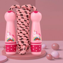 귀여운 캐릭터 어린이 줄넘기, 핑크 유니콘
