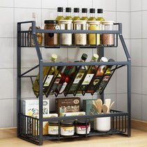 테이블 선반 주방 싱크대 컵 양념통 정리 수납, B타입