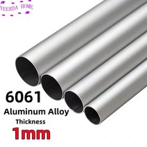 알루미늄파이프 알루미늄 파이프 1mm 두께 3-30mm OD 스트레이트 240mm 490mm 긴 원형 6061 합금 튜브, 89.OD 38 x ID 36mm  24cm 1pcs