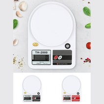 바리스타 핸드드립 디지털 주방저울 2kg 무게측정 베이킹용품 요리초보, TH-2000 블랙