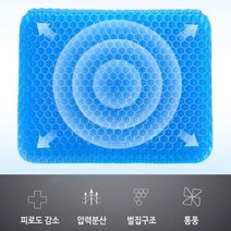 벌집방석 실리콘 통풍 물세척 방석 수험생 사무실 차량 여름 쿨링 젤 방석, 기본+커버