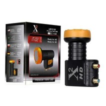 X-Square Ku Band LNB 소음 피규어: 0.1dB 4k 범용 트윈 위성 TV 수신기 접시 LNBF