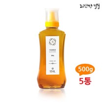 노고단향 지리산 벌꿀 아카시아꿀 토종벌꿀 자연숙성벌꿀 천연벌꿀 국내산 토종꿀 자연꿀 벌집꿀 꿀선물 꿀물 벌꿀차 꿀화분 꿀효능, 5병