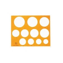 대형원형정규/템플렛 No.106 - 327x290mm, 1개