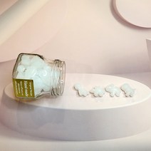 순수 오리지널 자일리톨 사탕 아기공룡 유리병 50g