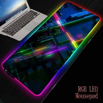 led 가정용 테블릿 그림패드 페인팅 그림 웹툰 태블릿 글씨 대형 RGB 마우스 패드 X, 01 RGB 2_11 400x900x3mm