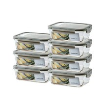 락앤락 유로 오븐글라스 직사각 1L_그레이_7개