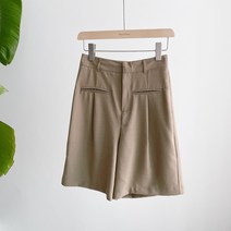 [포쇼트] 여름 5부 입술 버뮤다 반바지 팬츠 핑크 베이지