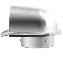 Waterproof Stainless Steel Vent Hood Anti-Corrosion Exhaust Extractor For Wall Air Outlet Cover, 01 라이트 그레이
