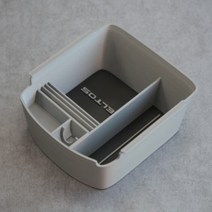 셀토스 컬러 감성 차량용 수납함 콘솔트레이, 5. Black_Silver(블랙_실버), 자동식 주차 브레이크