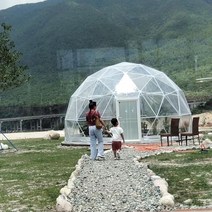 파고라 야외 가구 조립식 옥상 아지트돔 인테리어 정원 원형, B버블하우스