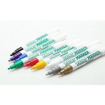 문화 페인트마카 빨강 자일렌프리 4 5mm 둥근닙 12EA KB389 5539