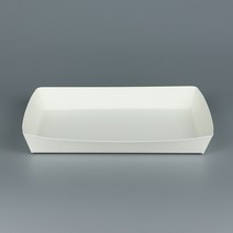 꼬지 핫도그 소시지 포장용 백색 종이트레이 SKY 무지 2호 1000개, 단품, 단품