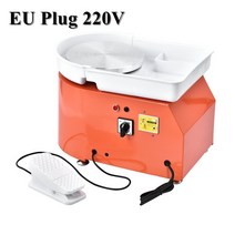 물레 350W 25CM 전기 도자기 휠 세라믹 공작 DIY 학생 클레이 미국EU 플러그