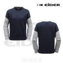 아이더 [매장정품] 가을부터/겨울까지 편안하게 입을수 있는 여성용 맨투맨 (비얀코) 티셔츠! [DWU19268/NAVY(N9)][NC불광]