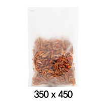 팩플러스 미소봉투(지퍼형/PET) 350x450 100매 / 투명창지퍼백 / 포장지퍼백 / 포장봉투