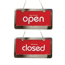 명패 (7803) OPEN CLOSED 스텐 사인 (빨강)