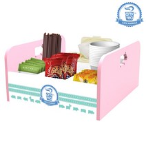 우드애니티 점보 커피정리함 핑크