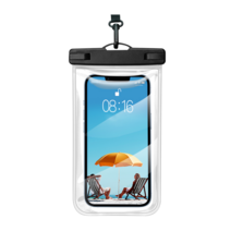 ESR IPX8인증 TPU 휴대폰 방수팩 케이스 넥스트랩 1개, 블랙 EC076