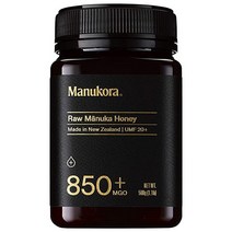 manukora umf 20+mgo 850+ 생 마누카 뉴질랜드 벌꿀 500g