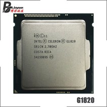 I5750인텔셀러론 G1820 2.7 GHz 듀얼코어 CPU 프로세서 2M 53W LGA 1150, 한개옵션0