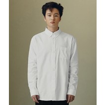 커스텀어클락 옥스포드 베이직 셔츠 화이트 OXFORD