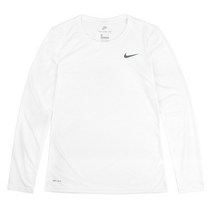 [나이키] 우먼스 레전드 롱 슬리브 탑 화이트 NI-WT3