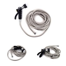 베란다용 스텐 호스분사기 세트 3M 물청소호스 정원관리물분사건, 상세페이지 참조